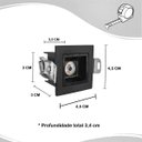 Ver imagem 3 de Spot Embutido Mini Led Downlight Recuado 3000k Bet54