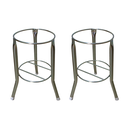 Ver imagem 1 de Kit 2 Suporte Tripé de Ferro Zincado Maior 19,5 Cm