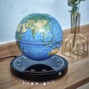Ver imagem 5 de Globo Terrestre Magnetico Flutuante Luminaria Levitaçao Planeta Terra Giratorio 360 Graus Enfeite Me