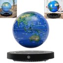 Ver imagem 1 de Globo Terrestre Magnetico Flutuante Luminaria Levitaçao Planeta Terra Giratorio 360 Graus Enfeite Me