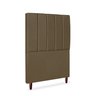 Cabeceira Estofada Cama Box Solteiro Carla 90cm Linho:marrom - 3