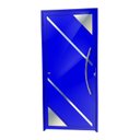 Ver imagem 1 de Porta Lambril Oasis com Puxador Super 25 210cm x 100cm Brimak Abertura Direita Azul