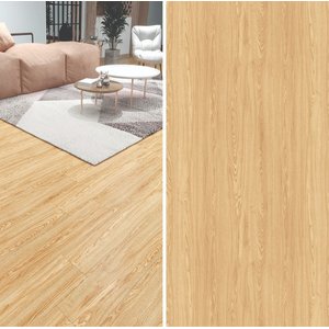 Piso Vinilico Autocolante Madeira Régua Adesiva Caixa 7m² - Carvalho Americano - Imitação Madeira