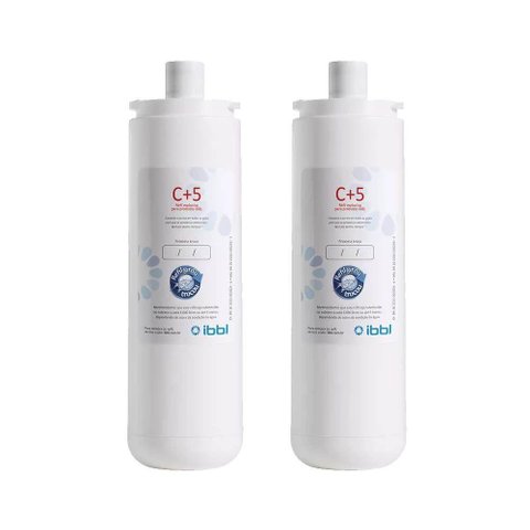 Kit 2 Unidades Refil Filtro Purificador Original C+5 Ibbl