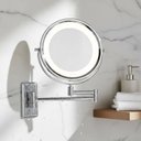 Ver imagem 1 de Espelho de Aumento com Led para Maquiagem Mobile Lux - Cromo