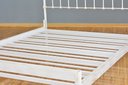 Ver mais imagens de Cama de Ferro Patente Viuva - sem Peseira - Branco Envelhecido