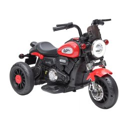 Moto Elétrica Infantil 6v Harley Triciclo Vermelha Farol de Led e Sons com Música e Buzina - 5 Moto Elétrica Infantil 6v Harley Triciclo Vermelha Farol de Led e Sons com Música e Buzina - 5