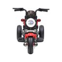 Ver imagem 4 de Moto Elétrica Infantil 6v Harley Triciclo Vermelha Farol de Led e Sons com Música e Buzina