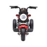 Moto Elétrica Infantil 6v Harley Triciclo Vermelha Farol de Led e Sons com Música e Buzina - 4