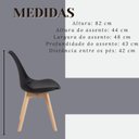 Ver imagem 7 de Conjunto Leda Mesa 90cm Compacta & 4 Cadeiras Leda Preta Almofadas