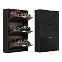 Ver imagem 3 de Sapateira Safira Sanfonada 3 Portas - Onix Preto