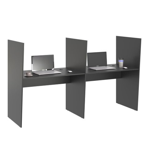 Guiche de Atendimento 2 Lugar Veneza Preto Onix