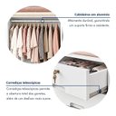 Ver imagem 6 de Guarda Roupa Casal 3 Portas de Correr com 6 Gavetas e Detalhe Ripado 100% MDF Vitória