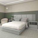 Ver imagem 3 de Cama Casal sob Medida Pr 148cmx200cm 100% Mdf Casa Lar Cor:prata