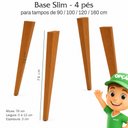 Ver imagem 2 de Base para Mesa Rubi Slim para Tampo de 90/100/120/160 cm Cinamomo Minas Decor