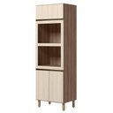 Ver imagem 1 de Torre Quente para Forno e Microondas MDF 72x221 cm Kali 168661 Carvalho Toq Bianco Nicioli