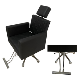 Cadeira para Maquiagem Salão de Beleza Reclinável Chique - 4