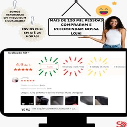 Cadeira para Maquiagem Salão de Beleza Reclinável Chique - 7