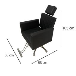 Cadeira para Maquiagem Salão de Beleza Reclinável Chique - 3