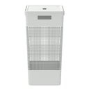 Ver imagem 5 de Cesto de Roupa Suja Tampa Grid 49L Organizador Área Serviço:Branco