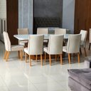 Ver imagem 5 de Sala de Jantar 220x110 8 Cadeiras Lottus Bom Pastor
