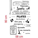 Ver imagem 2 de Adesivo de Parede Frase Joseph Pilates:58 X 90 Cm
