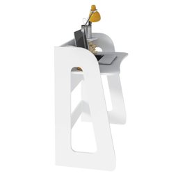 Mesa para Estudos Home Office Cyber Branca - 3