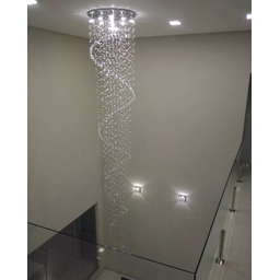 Lindo Lustre Grande Com 2 Metros de Altura, No Modelo De Espiral - 5