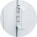 Ver imagem 2 de Porta Camarão Meia Lambril Meia Vidrão Linha 25 210x60cm Brimak Abertura Direita Azul