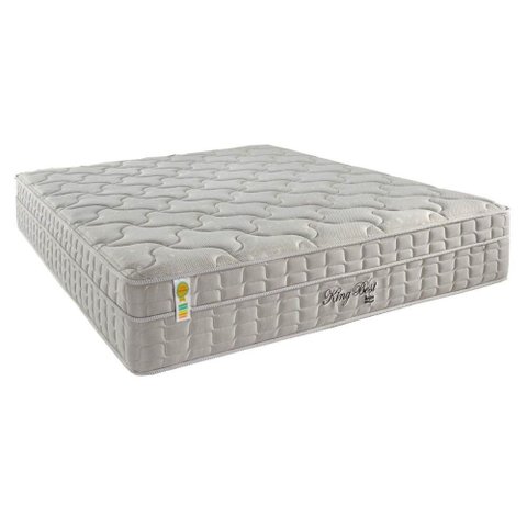 Colchão Casal Molas Superlastic King Best New Euro Pillow Clean (138x188x28) - Anjos