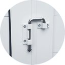 Ver imagem 3 de Porta Camarão Meia Lambril Meia Vidrão Linha 25 210x70cm Brimak Abertura Esquerda