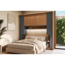 Ver imagem 1 de Quarto Modulado Casal Liga 5PEÇAS 8PTS QM32 Graf Kappesberg
