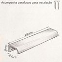 Ver imagem 3 de Kit 10 Puxador Port Gavet Móveis Cozinh Drop Alumínio 200mm - Titanio