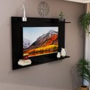 Ver imagem 4 de Painel para Tv até 50 Pol em Mdf Laqueado de Alta Qualidade:preto