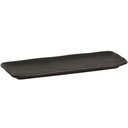 Ver imagem 5 de Kit 2 Travessas Cerâmica Preto Fosco 33x13cm Bandeja Sushi Porto Brasil Hygge