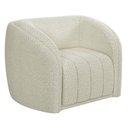 Ver imagem 1 de Poltrona Decorativa para Sala 112cm Meris M22 Bouclê Cru - Mpozenato