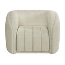 Ver imagem 5 de Poltrona Decorativa para Sala 112cm Meris M22 Bouclê Cru - Mpozenato