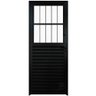 Porta Postigo de Alumínio com 80x210cm Direita Preto - PTORD2238D - HALE - 1