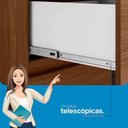 Ver mais imagens de Mesa Cabeceira Casal Bari c/2 Gavetas Madeirado Areia S. Andirá