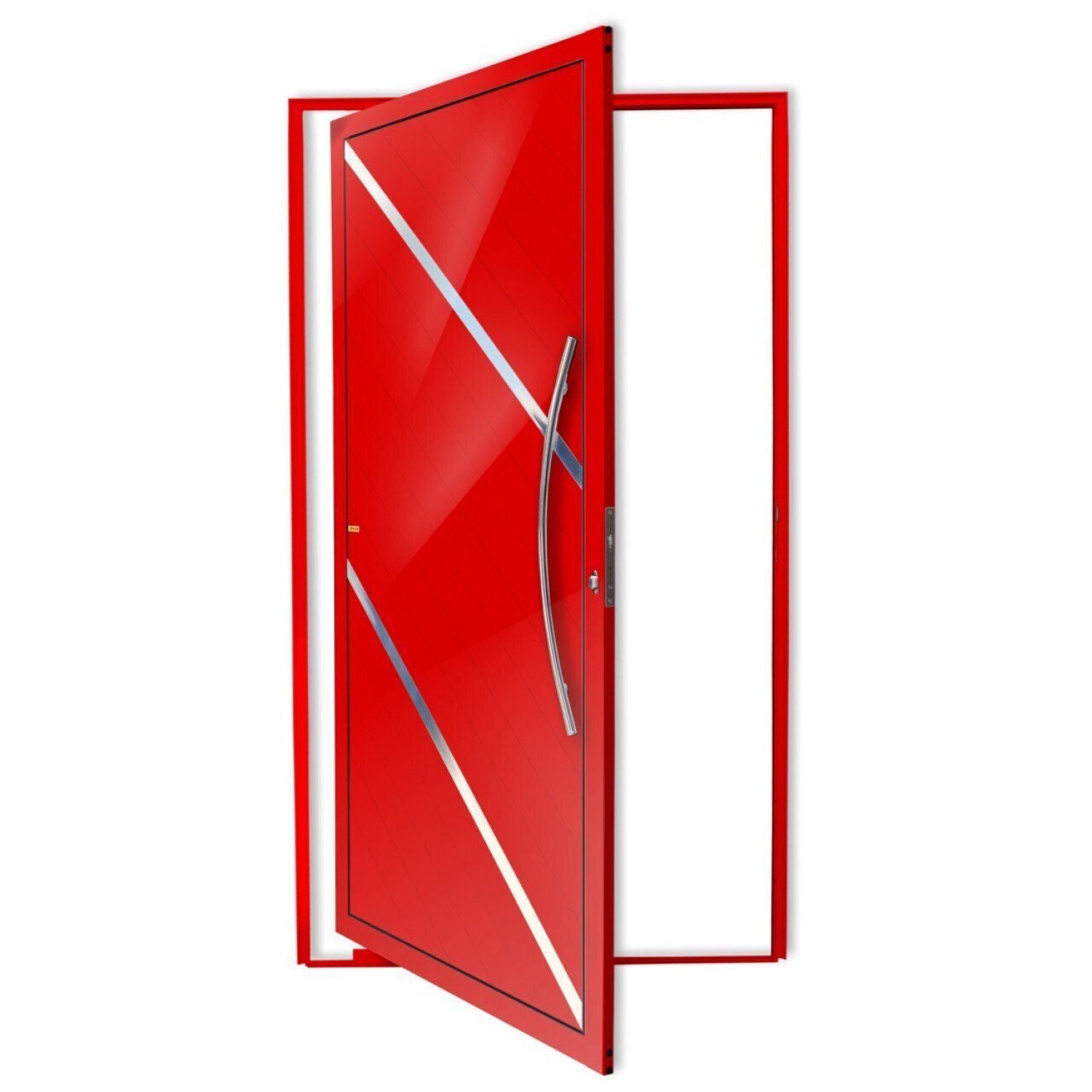 Porta Pivotante Lambril Duna com Puxador Super 210cm x 120cm Brimak - 1