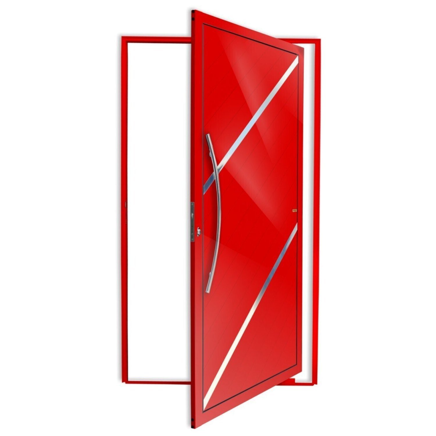 Porta Pivotante Lambril Duna com Puxador Super 210cm x 120cm Brimak - 1