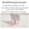 Coleira Laser Interativo Gato Pet Animais Colar Brincar Diversao Caça Recarregavel Portatil Usb - 3