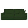 Sofá Retrátil e Reclinável Dubai com Molas Ensacadas, 2,10m. (verde). - 3