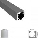 Ver imagem 1 de Perfil Alumínio Modular Link RM-283 Barra 03 metros Natural Rometal 01 Barra