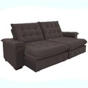 Ver imagem 7 de Sofá 4 Lugares Coliseu 2.60m Retrátil e Reclinável Super Pillow - Marrom