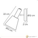 Ver imagem 5 de Luminária de Parede Arandela Torcia Articulável Preto 1xe27 885/1