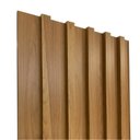 Ver imagem 2 de Painel para Tv 80 Polegadas 250cmx223,5cm Ripado em Placa 100% Mdf Marrom Freijó/Madeirado