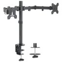 Ver imagem 1 de Suporte Articulado 2 Tv Monitor 13 a 27 Mesa Aço Lorben