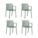 Ver imagem 3 de Conjunto 4 Cadeiras Empilhaveis com Telinha Area Externa Sardenha Fratini