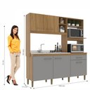 Ver imagem 4 de Cozinha 5 Portas 1 Gaveta Ipe /griseo - Decibal